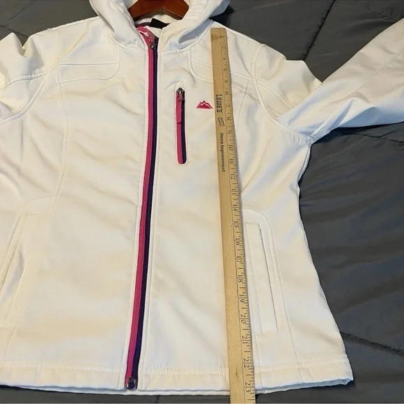Snozu Performance Jacket Full Zip White Soft Ladies Size Medium*READ* - Picture 6 of 13